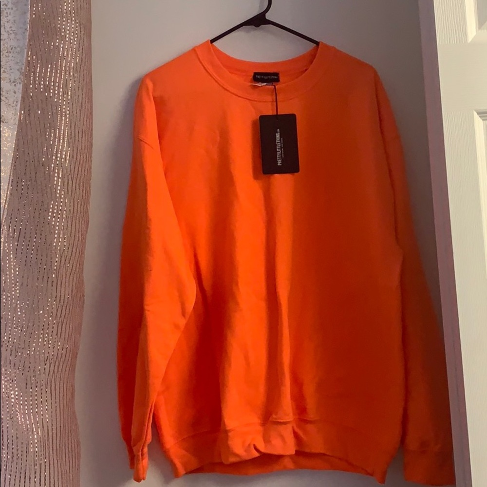 Oversized Crew Neck Sweater